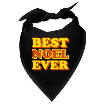 Noel Vorname Lustiges Geschenk - Bandana - Schwarz - Vorne