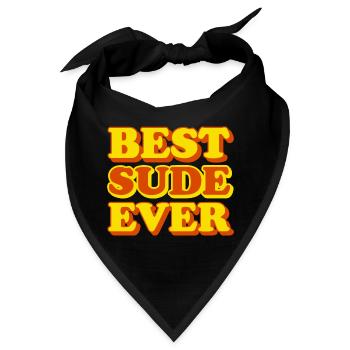 Sude Vorname, lustiges Geschenk - Bandana - Schwarz - Vorne