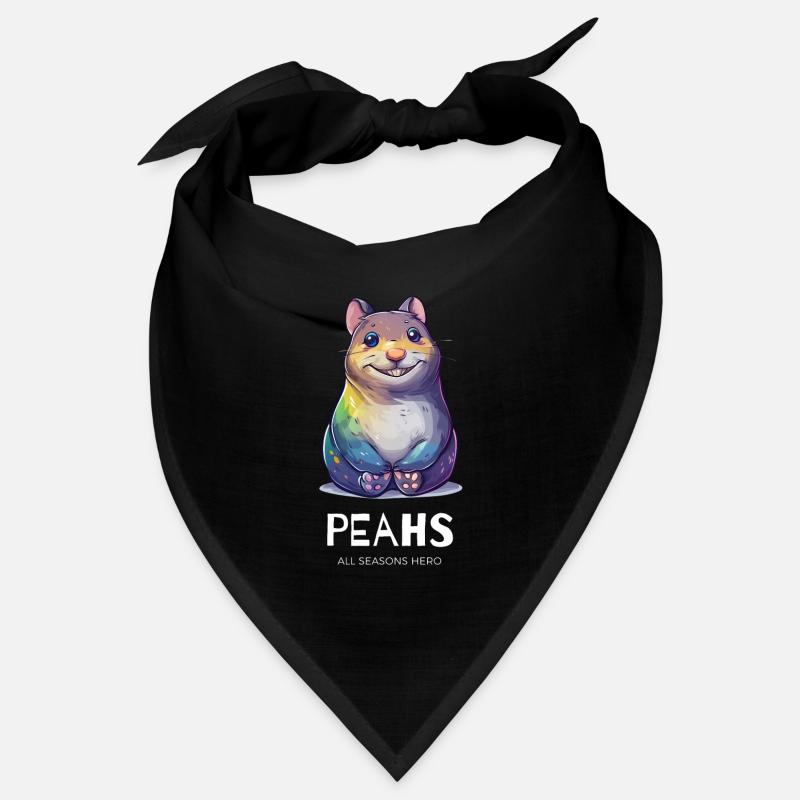 Drôle de tenue pour optimistes, capybara, rat Bandana