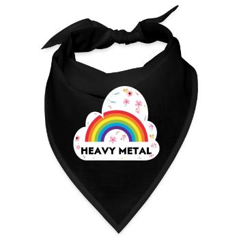 Heavy Metal - Bandana - Schwarz - Vorne