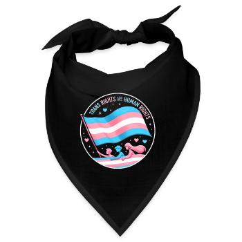 Tribut an Trans-Rechte - Bandana - Schwarz - Vorne