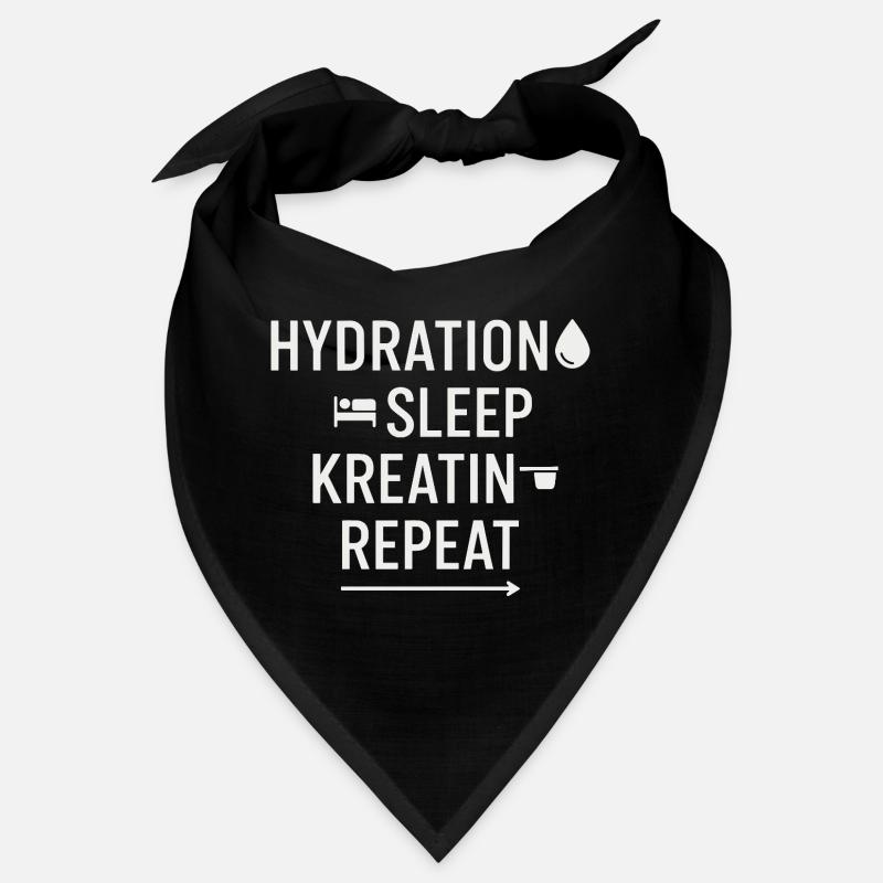 Hydratation Sommeil Créatine Répéter Bandana