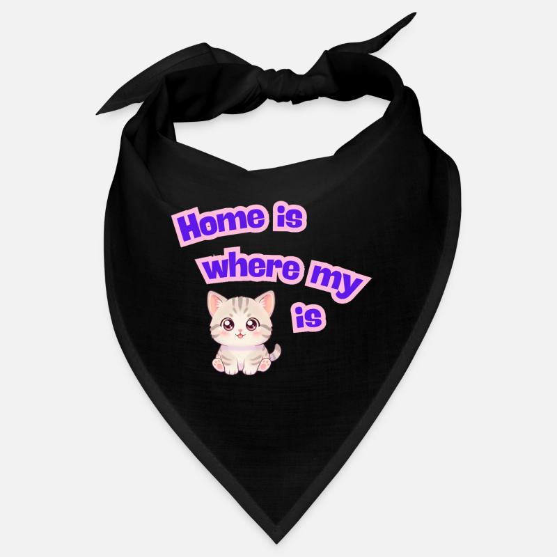 La maison, c’est là où est mon chat Bandana