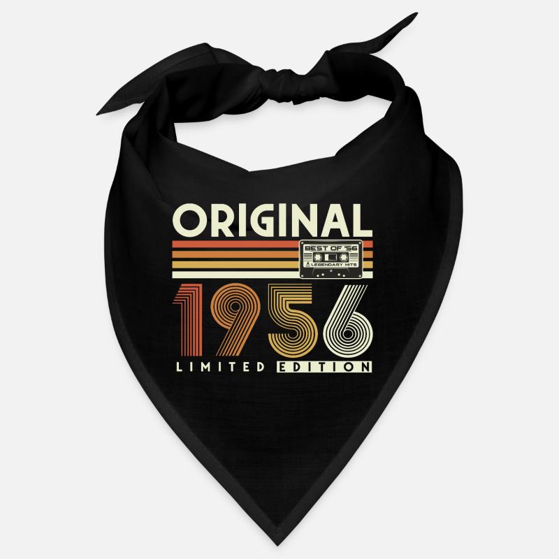 Cadeau original de 70e anniversaire vintage 1956 Bandana