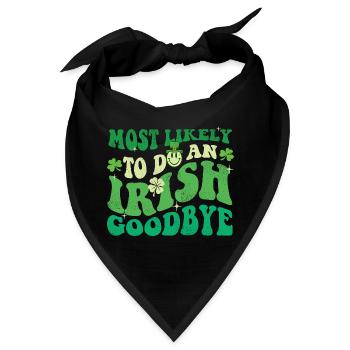 Am wahrscheinlichsten, um sich von St Pats zu verabschieden. - Bandana - Schwarz - Vorne
