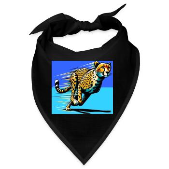 Gepard - Bandana - Schwarz - Vorne