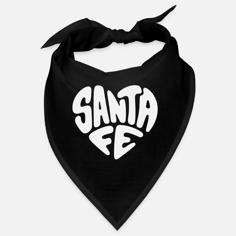 Santa Fe, New Mexico Heart Design Bandana