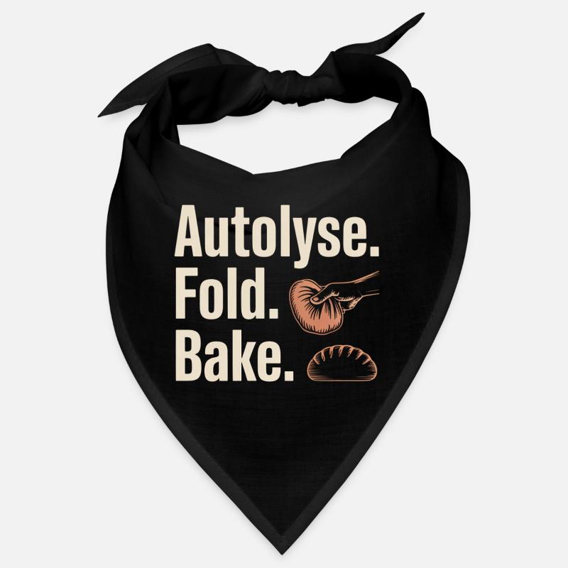 Autolyse Fold Backe Bread Kunst Bandana