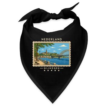 Nederland Nijmegen Vintage Reisem - Bandana - Schwarz - Vorne