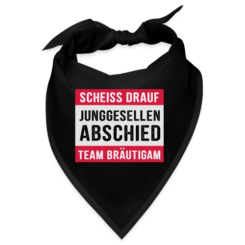 Team Bräutigam - JGA T-Shirt - Junggeselle Shirt - Bandana