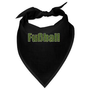 Fussball - Bandana - Schwarz - Vorne