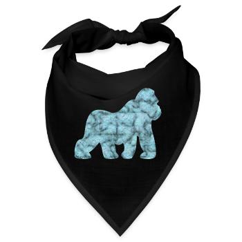 Gorilla - Bandana - Schwarz - Vorne
