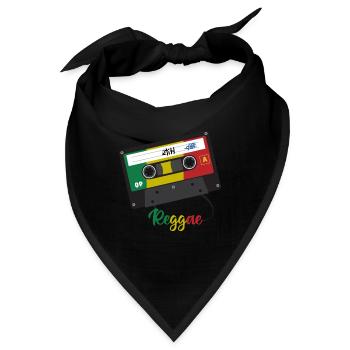 Reggae-Band - Bandana - Schwarz - Vorne