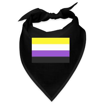 LGBT Nicht-binär - Bandana - Schwarz - Vorne