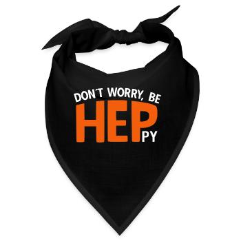 Heilerziehungspfleger Sprüche HEP - Bandana - Schwarz - Vorne