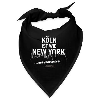 Köln - Bandana - Schwarz - Vorne