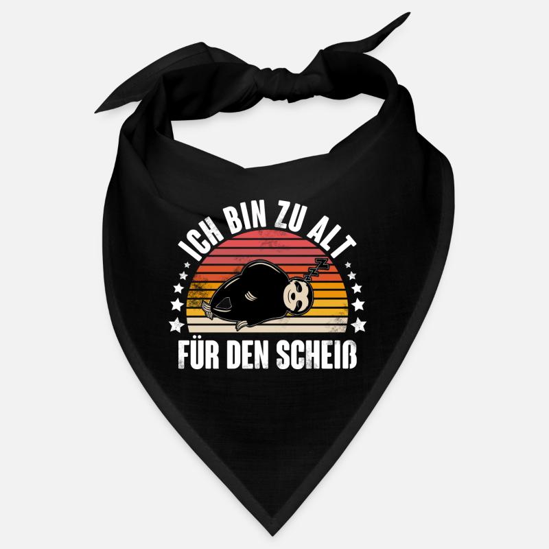 Faultier Ich Bin zu Alt Für Den Scheiß Bandana