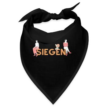 Siegen - Siegerland - Bandana - Schwarz - Vorne
