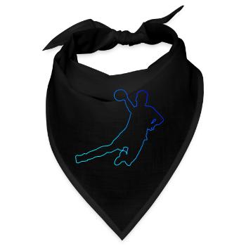 Handballspielen Damen Handball Handballer Handball - Bandana - Schwarz - Vorne