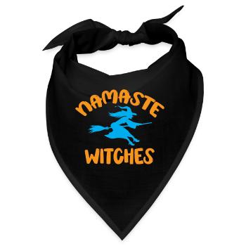 Namaste Hexen - Halloween - Bandana - Schwarz - Vorne
