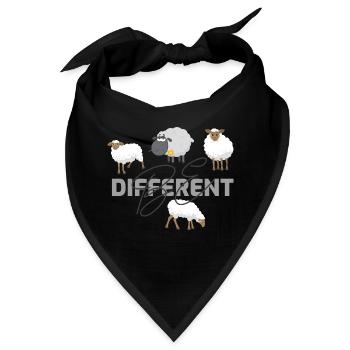 Be different - Bandana - Schwarz - Vorne