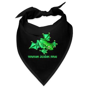 Giftfrosch - Bandana - Schwarz - Vorne