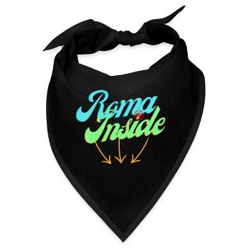 Rom Inside - Bandana - Schwarz - Vorne