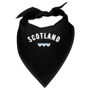 Schottland - Bandana - Schwarz - Vorne