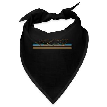 STRANDBESUCHER (Calidris alba) - Bandana - Schwarz - Vorne