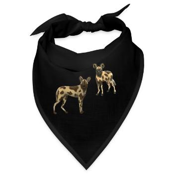 Wildhunde - Bandana - Schwarz - Vorne
