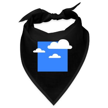 Clouds in heaven - Bandana - Schwarz - Vorne