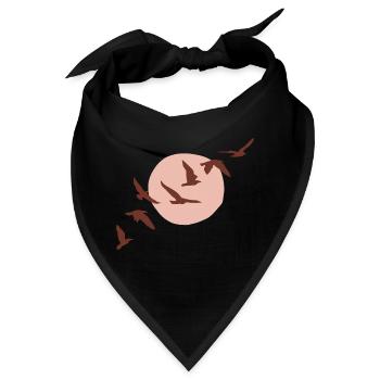 Der Aufbruch - Bandana - Schwarz - Vorne