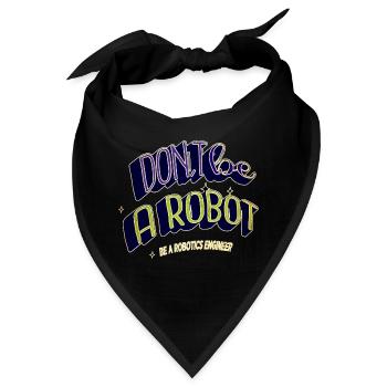 joke present idea bday happy christmas vacation - Bandana - Schwarz - Vorne