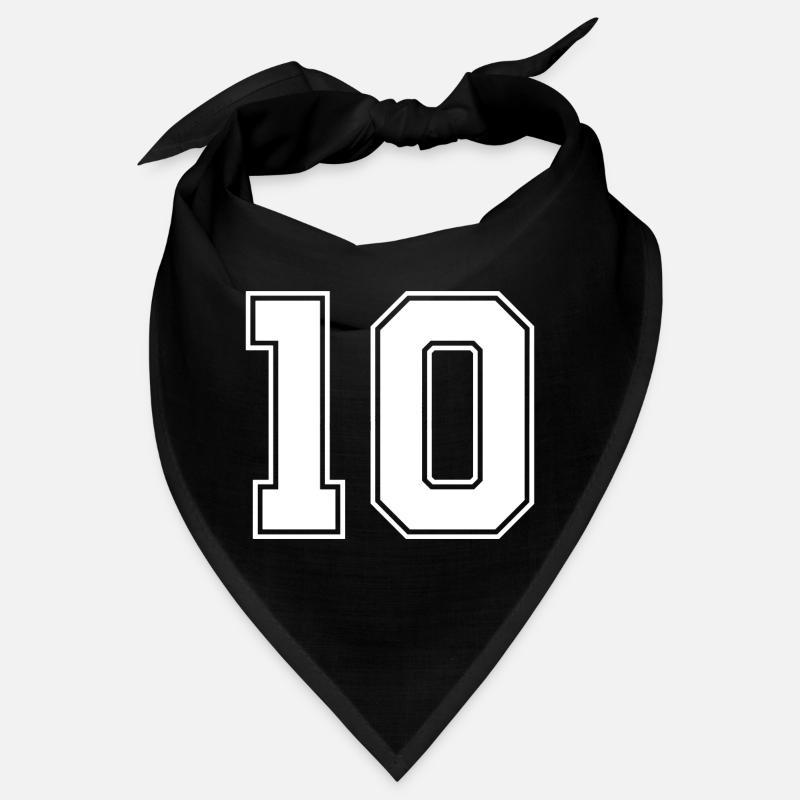 Nummer zehn 10 Bandana