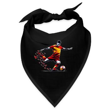 Fussball Spanien - Bandana - Schwarz - Vorne
