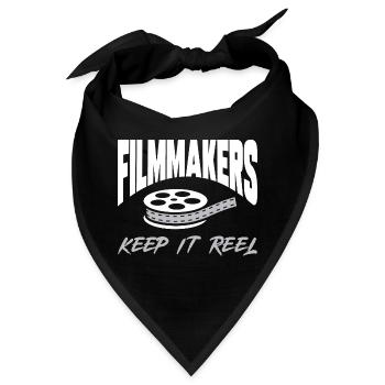 Video Editor Filmemacher Videofilmer - Bandana - Schwarz - Vorne