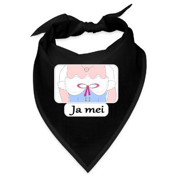 Ja mei - Bandana - Schwarz - Vorne