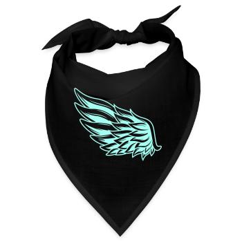 flügel 1 - Bandana - Schwarz - Vorne