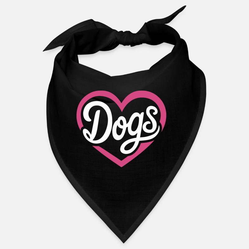 Chiens d’amour - Bandana - noir