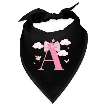 Brief an Pink Clouds - Bandana - Schwarz - Vorne