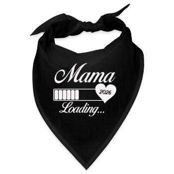 mama loading 2026 - Bandana - Schwarz - Vorne
