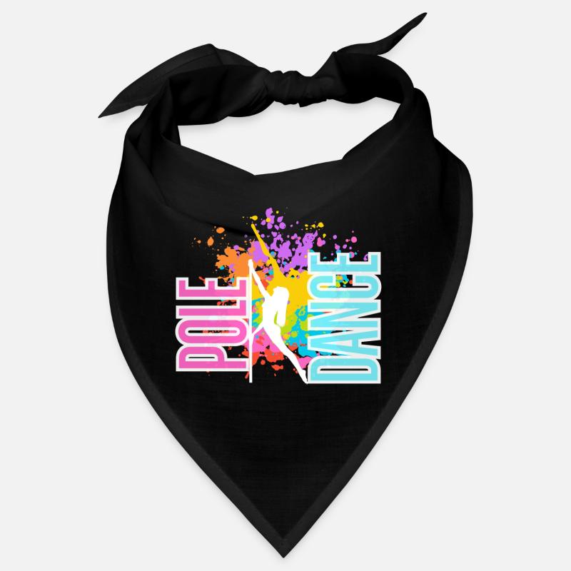Pole Dance Splash Neon Colors Bandana