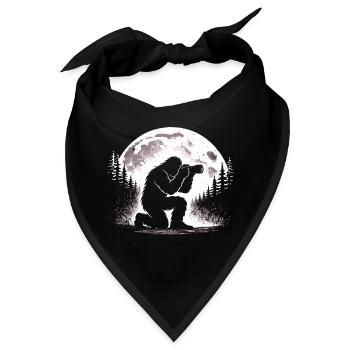 Bigfoot Fotograf - Bandana - Schwarz - Vorne