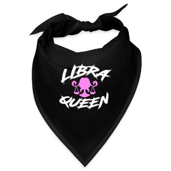 Sternzeichen Waage - Bandana - Schwarz - Vorne