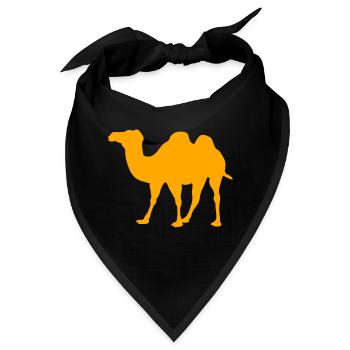 chameau - Bandana - Schwarz - Vorne
