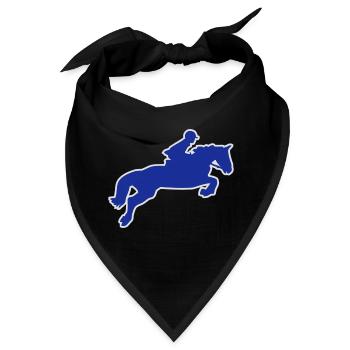 Springpferd - Bandana - Schwarz - Vorne