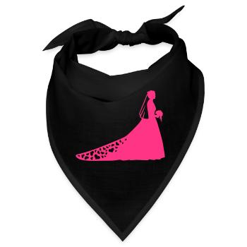 Braut - Bandana - Schwarz - Vorne