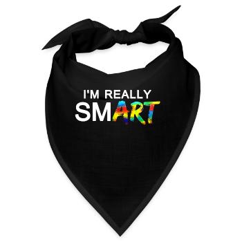 Really SmART 02 - Bandana - Schwarz - Vorne