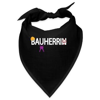 Bauherrin - Bandana - Schwarz - Vorne