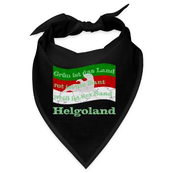 helgoland insel - Bandana - Schwarz - Vorne